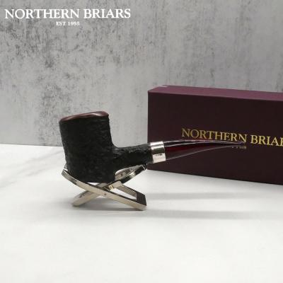 Northern Briars Rox Cut Regal G5 Banded Poker 9mm Fishtail Pipe (NB165)