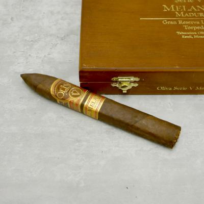 Oliva Serie V - Melanio Gran Reserva Maduro Torpedo Cigar - 1 Single