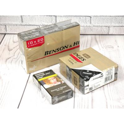 Benson & Hedges Gold 100s Superking - 10 Packs of 20 Cigarettes (200)