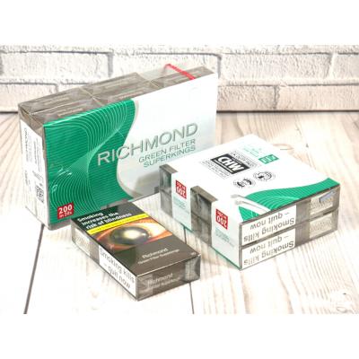 Richmond Green Filter Superkings - 10 Packs of 20 cigarettes (200)