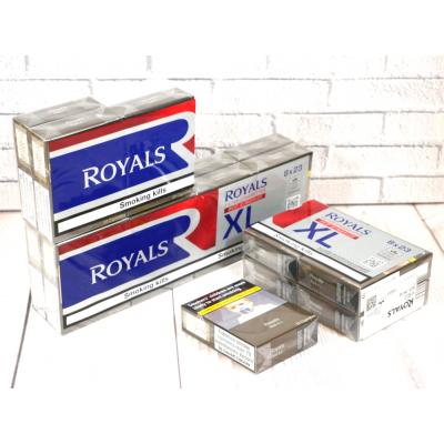 Royals Red Kingsize XL - 8 Packs of 23 Cigarettes (184)