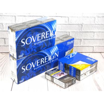 Sovereign Blue Superking - 20 packs of 20 cigarettes (400)