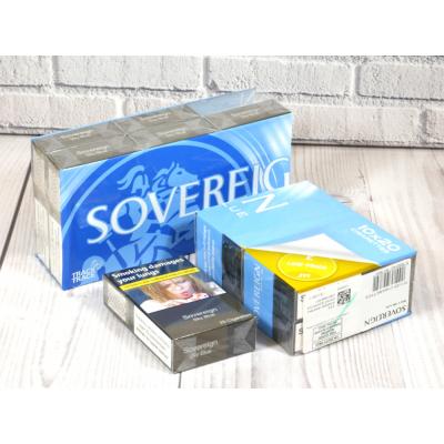 Sovereign Sky Blue Kingsize - 10 packs of 20 Cigarettes (200)