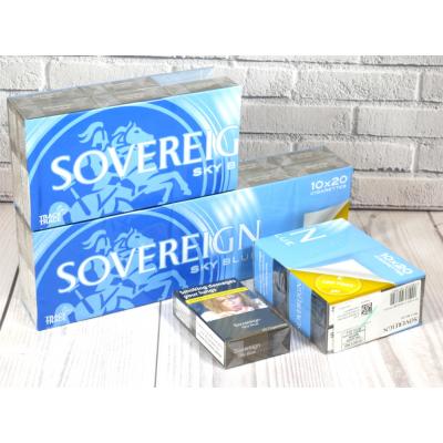 Sovereign Sky Blue Kingsize - 20 packs of 20 cigarettes (400)