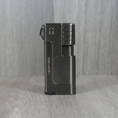 Vertigo by Lotus Governor Pipe Lighter With Tamper - Brushed Gunmetal
