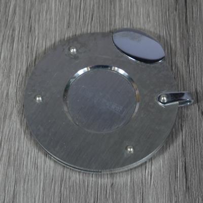SLIGHT SECONDS - Dunhill White Spot Circular Cigar Cutter Large Stainless Steel