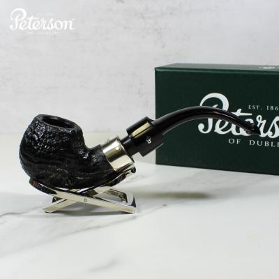 Peterson Deluxe System 2S Silver Mounted Rustic P Lip Pipe (PE1677)