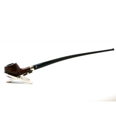Peterson Churchwarden Prince Smooth Nickel Mounted Fishtail Pipe (PEC213)