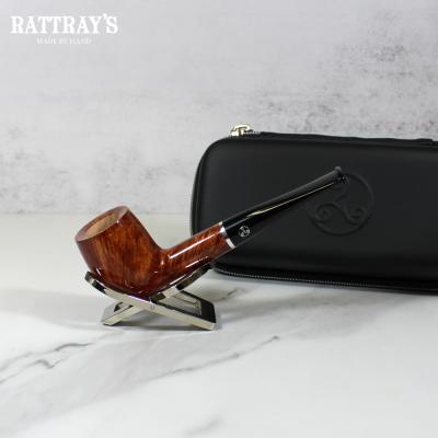 Rattrays Joy Meerschaum 113 Light 9mm Fishtail Pipe - Case and Accessories (RA1095)