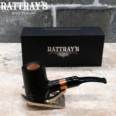Rattrays Distillery 106 Sandblast Black 9mm Filter Fishtail Pipe (RA1390)