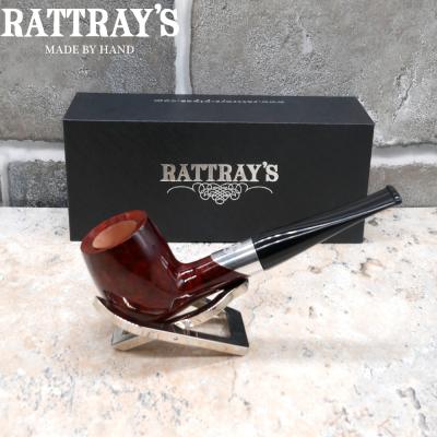 Rattrays Emblem Brown 158 Smooth Straight 9mm Filter Fishtail Pipe (RA1444)