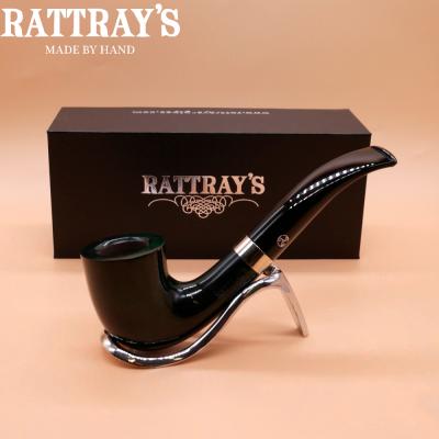 Rattrays Lowland 48 Green Smooth Bent Fishtail Pipe (RA1469)