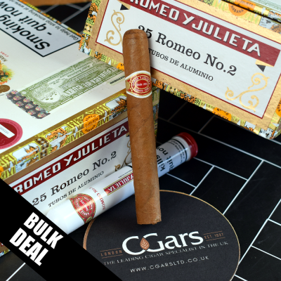 2 BOX BUNDLE DEAL - Romeo y Julieta No. 2 Tubed Cigar - 2 x Box of 25