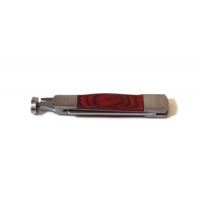 Chacom DeLuxe Pipe Tool - Red Wood and Metal