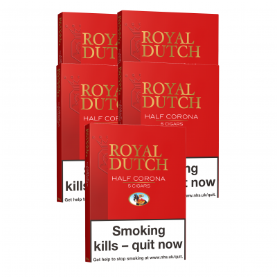 Ritmeester Royal Dutch Half Corona - 5 Packs of 5 Cigars (25 cigars)