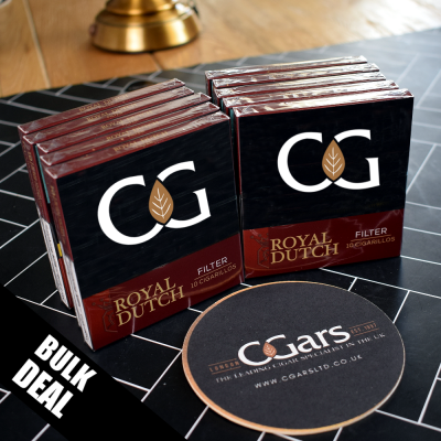 Ritmeester Royal Dutch Filter Cigar - 10 Packs of 10 (100 Cigars) Bundle Deal