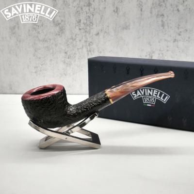 Savinelli Roma 316 Rustic KS 6mm Fishtail Pipe (SAV1451)