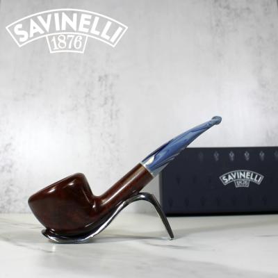 Savinelli Oceano Burgundy 316 Smooth Bent 9mm Filter Pipe (SAV489)