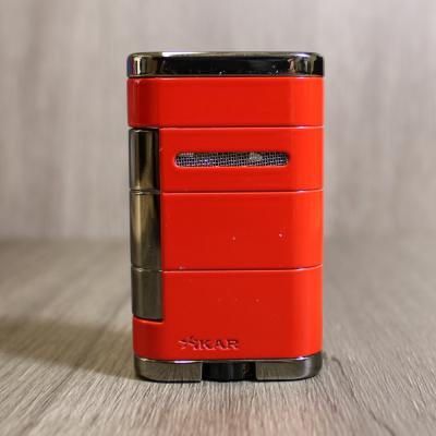 SLIGHT SECONDS - Xikar Allume Twin Double Jet Lighter - Red (End of Line)