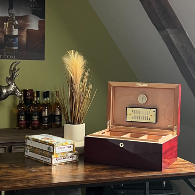 Adorini Santiago Deluxe Cigar Humidor - Large - 150 Cigar Capacity (AD058)