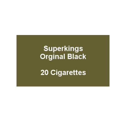 Superkings Original Black - 1 pack of 20 cigarettes (20)