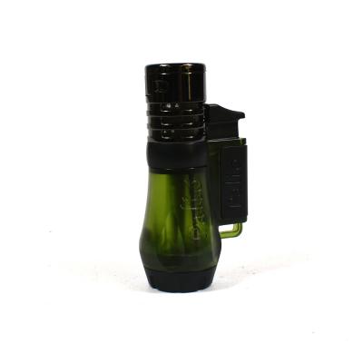 Palio Vesuvio Triple Torch Jet Flame Cigar Lighter - Green