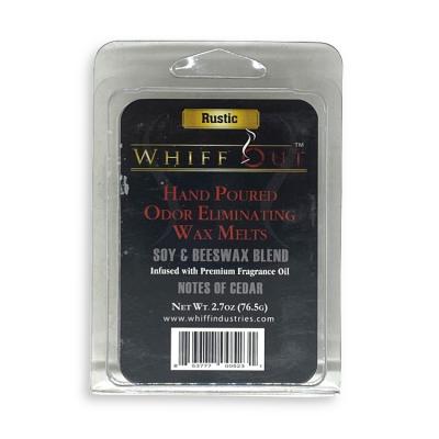 Whiff Out Odour Eliminating Wax Melt - Rustic Scent - Pack of 6 Cubes