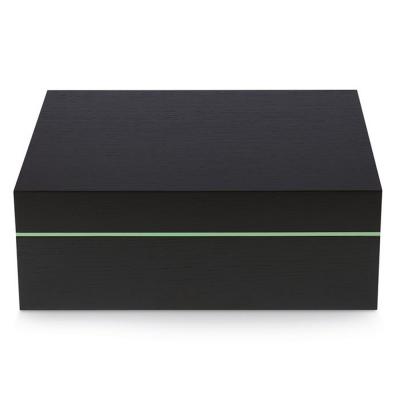 Zino Z80 Humidor - Black Oak and Green - 80 Cigar Capacity