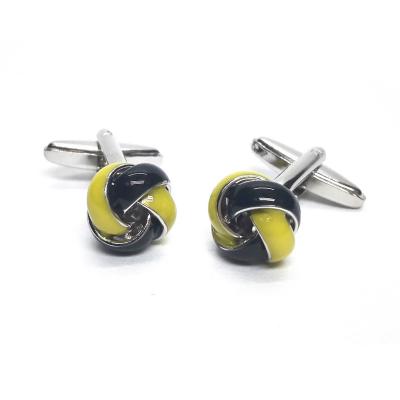Blue & Gold Knot Classic Cufflinks