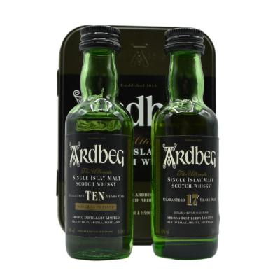 Ardbeg 10 Year Old & 17 Year Old Miniature 2x5cl Tin Set - 43%