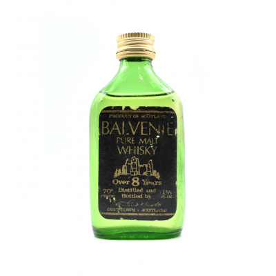 Balvenie 8 Year Old 1970s Pure Malt Miniature - 40% 4.7cl