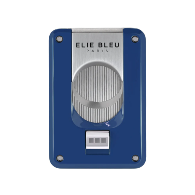 Elie Bleu Lacquered Cigar Cutter - Blue