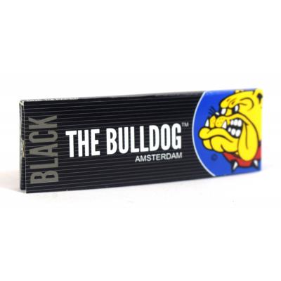 The Bulldog Black 1 & 1/4 Rolling Papers 1 Pack