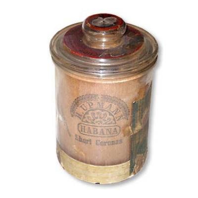 H. Upmann Glass jar - Short Corona, 1950s (code 093)