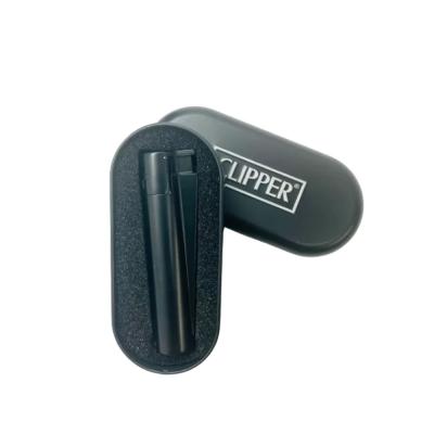 Clipper Gift Metal Jet Flame Lighter - Black