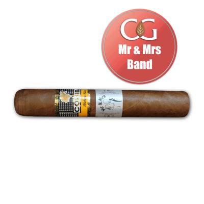 Cohiba Robustos Cigar - 1 Single (Mr & Mrs Band)