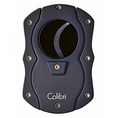 Colibri Coloured Blades Cigar Cutter - Black