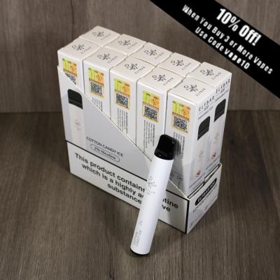 Elf Bar 600 Disposable Vape Bar - Cotton Candy Ice - 10 Pack