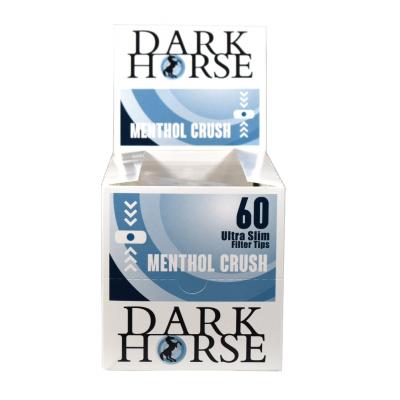 Dark Horse Ultra Slim Menthol Crush 6mm Filter Tips (60) 16 Bags