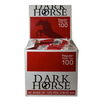 Dark Horse Regular 8mm Filter Tips (100) 30 Bags