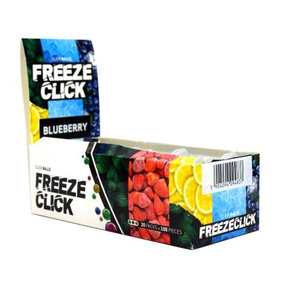 Freeze Click Flavour Click Balls - Blueberry - 20 Packs