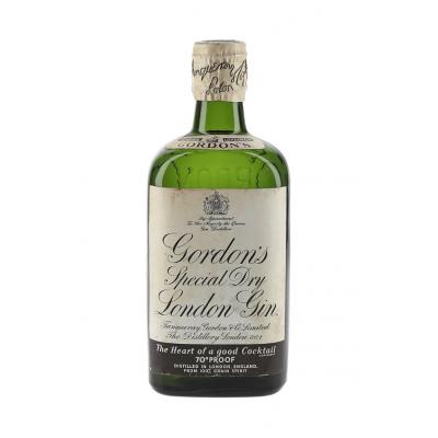 Gordons Special Dry London Gin Bottled 1950s Spring Cap - 40% 37.5cl