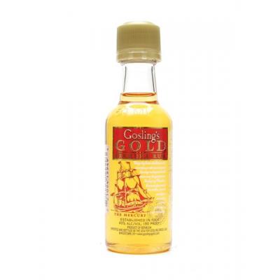 Gosling's Gold Bermuda Rum Miniature - 5cl 40%