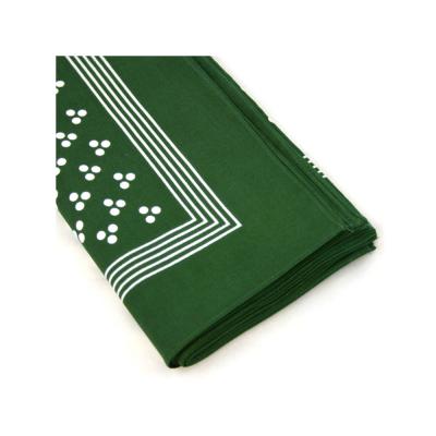 Wilsons of Sharrow Snuff Green Clover Leaf Handkerchief