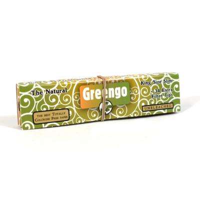 Greengo King Size Slim Rolling Papers & Filter Tips 1 Pack