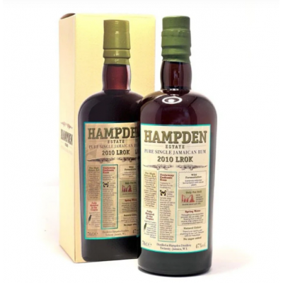 Hampden Estate 2010 LROK Pure Single Jamaican Rum - 47% 70cl