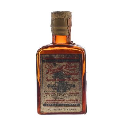 Harvest Home 8 Year Old Bottled 1940s McKesson & Robbins Miniature - 43% 4.7cl