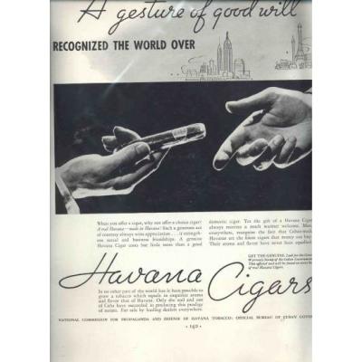 An Example of a 1930s Cigar Advert