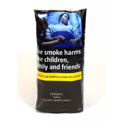 Old Holborn Yellow Hand Rolling Tobacco 50g Pouch