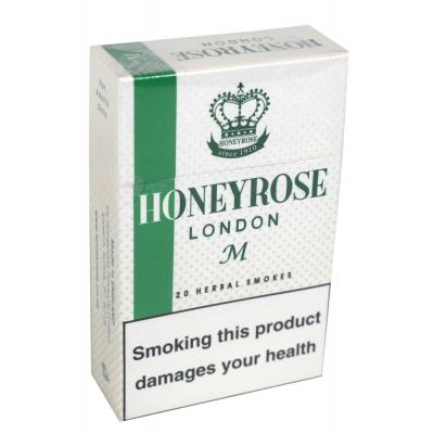 Honeyrose London M (Formerly Menthol) Flip Top - 1 Pack of 20 Herbal Cigarettes (20)